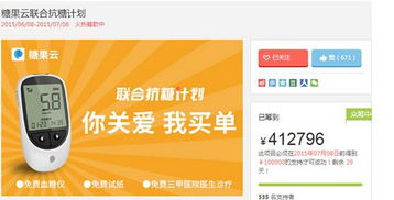 京東血糖儀類眾籌創新高，糖果云一日破41萬，開啟健康管理新篇章